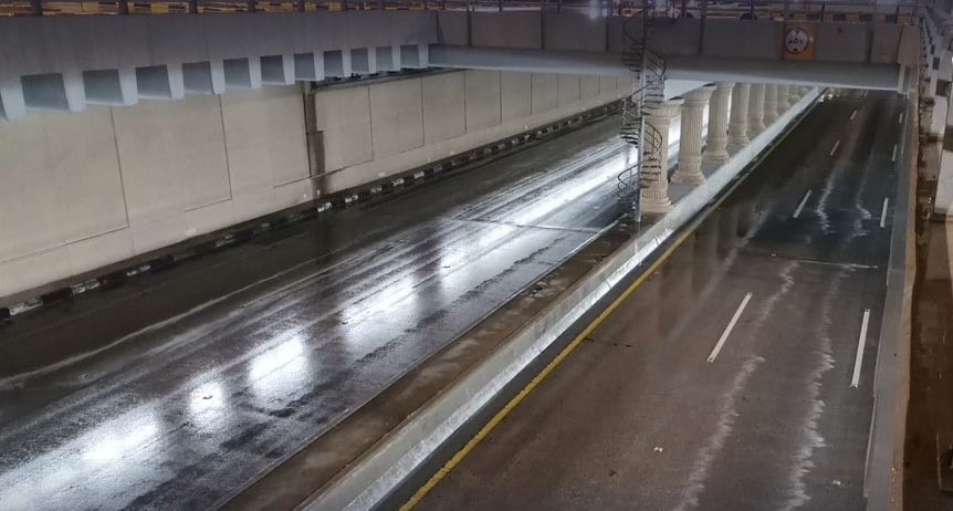 إغلاق أنفاق طريق الملك فهد بالدمام احترازياً.