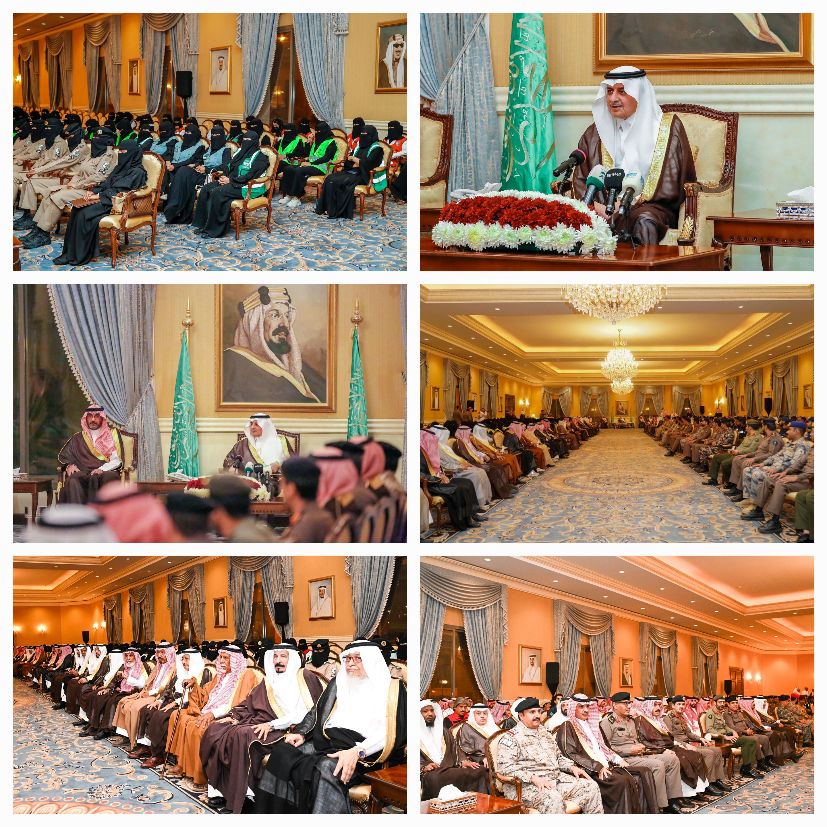 أمير تبوك يكرم العاملين بمنفذ حالة عمار بالحج 