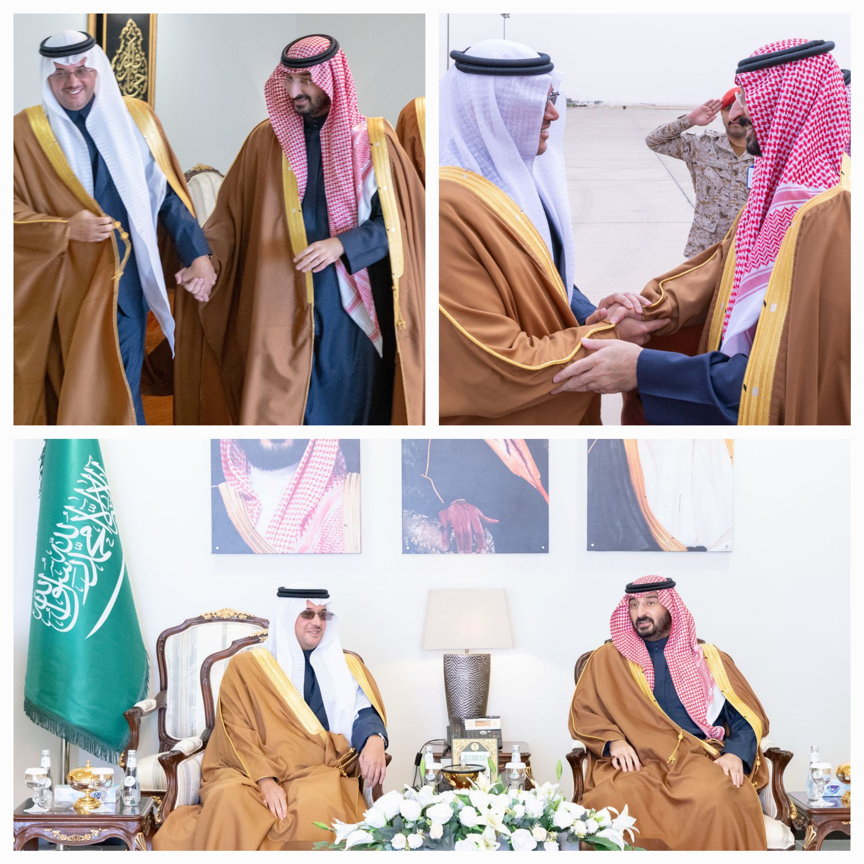سمو محافظ الأحساء يستقبل سمو وزير الحرس الوطني