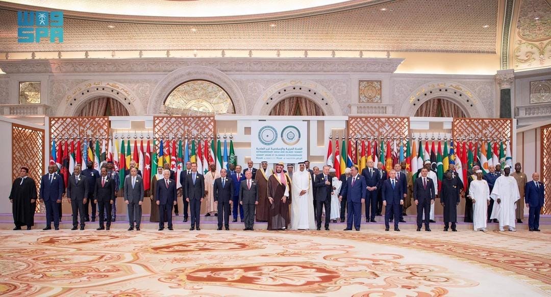  ‎الأمين العام لمنظمة التعاون الإسلامي يؤكد في قمة الرياض على ضرورة إنهاء العدوان الإسرائيلي على فلسطين ولبنان، وتمكين الحكومة الفلسطينية من تولي مسؤولياتها في قطاع غزة