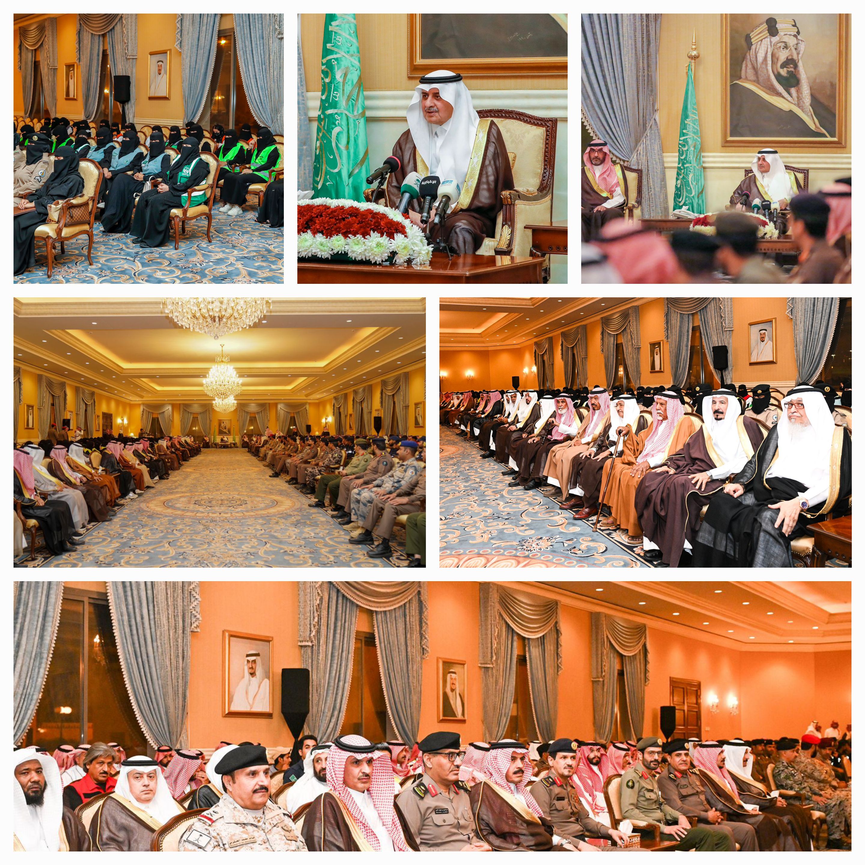 أمير تبوك يكرم العاملين بمنفذ حالة عمار بالحج 
