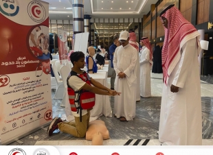 مسعفون بلا حدود يشارك بركن توعوي في ملتقى التطوع الاحترافي للأيتام بالخبر