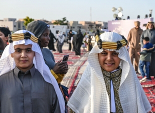 * احتفاء أهالي أجيال ليوم التأسيس السعودي* 