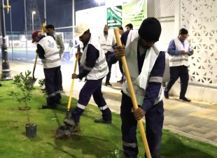 بلدية بقيق تزرع 200 شتلة من أشجار الكرفس في منتزه الروضة تزامنا مع مبادرة السعودية الخضراء*