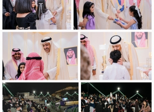 أمير الباحة يشارك أيتام المنطقة فرحة العيد ويرعى حفل أهالي المنطقة بمناسبة عيد الفطر المبارك